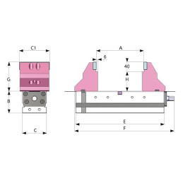 C0MAU100SA464 125X290 MORSE...